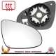 Toyota Aygo Mk2 2014–2023 right-hand heated convex mirror glass with backing plate — view 1