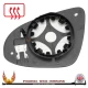 Toyota Aygo Mk2 2014–2023 right-hand heated convex mirror glass with backing plate — view 2