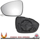 Dacia Logan Mk3 2021–2025 Left – UK Passenger Side Convex – Unheated Backing Plate replacement mirror glass