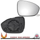 Dacia Logan Mk3 2021–2025 Right – UK Driver Side Convex – Unheated Backing Plate replacement mirror glass