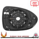 Kia Rio Mk3 2011–2017 Left – UK Passenger Side Convex – Heated Backing Plate replacement mirror glass – additional product view
