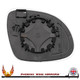 seat-alhambra-base plate-wing-door-mirror-glass-clip on-left-hand-side-worthing-west sussex