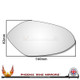 MV Agusta Brutale Right Hand Side Convex – Stick On replacement mirror glass