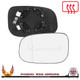 Volvo C30 2006–2009 left passenger wide-angle wing door mirror glass with heated backing plate