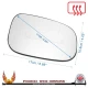 Volvo C70 2006–2009 right driver wide-angle wing door mirror glass with heated backing plate — additional original view