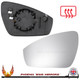 Audi Q6 E-Tron 2023–2025 Left – UK Passenger Side Convex – Heated Backing Plate – additional product view