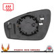 Audi Q6 E-Tron 2023–2025 Right – UK Driver Side Convex – Heated Backing Plate