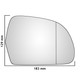 Right Hand Drivers Side Audi Q3 2011-2018 Wide Angle Wing Door Mirror Glass