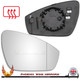 Audi Q4 E-Tron 2022–2026 Right – UK Driver Side Wide Angle – Heated Backing Plate – additional product view
