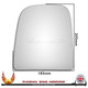 Iveco-Daily-mirror-heated-glass-door-wing-mirror-long-arm-clip-on-left-hand-side-worthing-west sussex