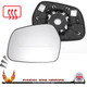 Kia Sorento Mk4 2020–2026 Left – UK Passenger Side Convex – Heated Backing Plate replacement mirror glass