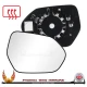 Toyota Yaris Mk4 2020–2026 Right Hand Driver Side — Convex glass with heated backing plate
