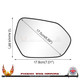 Toyota-Yaris-heated-door-wing-mirror-glass-clip-on-right-hand-side-worthing-west-sussex