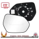 Toyota Corolla Mk12 E210 2019–2026 Right Hand Driver Side — Convex glass with heated backing plate