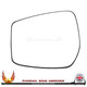 Nissan Note E12 2013–2020 Left – UK Passenger Side Convex – Non-Heated Backing Plate replacement mirror glass – mirror face
