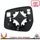 Nissan Note E12 2013–2020 Right – UK Driver Side Convex – Heated Backing Plate replacement mirror glass – additional product view