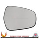 Suzuki-Vitara-door-wing-mirror-glass-clip-on-right-hand-side-worthing-west-sussex