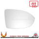vw-golf-mk8-door-wing-mirror-glass-heated-clip-on-right-hand-side-worthing-west-sussex