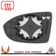 cupra-born-door-wing-mirror-glass-heated-clip-on-right-hand-side-worthing-west-sussex
