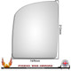 MAN-TGE-door-wing-mirror-glass-clip-on-left-hand-side-worthing-west-sussex