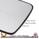 ford-edge-door-wing-mirror-glass-heated-clip-on-left-hand-side-worthing-west-sussex
