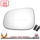 jaguar-xF-door-wing-mirror-glass-heated-clip-on-left-hand-side-worthing-west-sussex