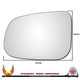 jaguar-xE-door-wing-mirror-glass-left-hand-side-worthing-west-sussex