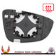 vw-PASSAT-door-wing-mirror-glass-heated-clip-on-LEFT-hand-side-worthing-west-sussex-3C8857521A