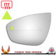 BYD Tang 2 2018–2026 Left – UK Passenger Side Convex – Heated Backing Plate – BSM replacement mirror glass – front glass view