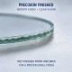 Precision-finished 2mm clear gauge glass with smooth wet-finished front and back edges