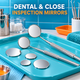 Large round 2mm mirror glass for specialist and close inspection applications