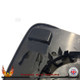 VW Caddy Mk5 left-hand passenger non-heated replacement wing mirror glass with backing plate