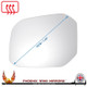 VW Caddy Mk4 left-hand passenger heated replacement wing mirror glass with backing plate