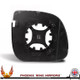VW Amarok left-hand passenger non-heated convex replacement wing mirror glass with backing plate