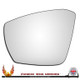 VW T-Roc pre-facelift 2017–2022 left-hand passenger convex replacement wing mirror glass