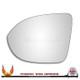 VW T-Roc facelift 2021–2026 left-hand passenger convex replacement wing mirror glass