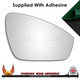 skoda kodiaq wing door mirror glass replacement stick on WORTHING