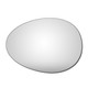 Left Hand Passenger Side Mini R57 Convertible 2009-2018 Convex Wing Mirror Glass