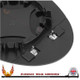 Mini R56 Hatchback 2006–2016 Right – UK Driver Side Convex – Heated Backing Plate replacement mirror glass – additional product view