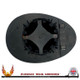 Mini R57 Convertible 2006–2016 Left – UK Passenger Side Convex – Non-Heated Backing Plate replacement mirror glass – additional product view
