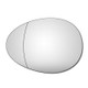 Mini R58 Coupe 2006–2016 Left – UK Passenger Side Wide Angle – Stick On replacement mirror glass
