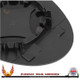 Mini R60 Countryman 2006–2016 Left – UK Passenger Side Convex – Non-Heated Backing Plate replacement mirror glass – additional product view