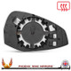 Audi A5 / S5 / RS5 B9 F5 2016–2023 Left – UK Passenger Side Convex – Heated Backing Plate – additional product view