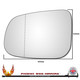 jaguar-xF-door-wing-mirror-glass-left-hand-side-worthing-west-sussex