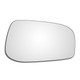 Volvo S60 2003–2006 right driver convex wing door mirror glass with adhesive
