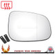 Jaguar XF / XFR 2007–2025 Right – UK Driver Side Wide Angle – Heated Backing Plate replacement mirror glass – additional product view