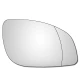 Vauxhall Vectra C 2002–2008 right-hand driver-side wide-angle wing door mirror glass with adhesive