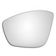 Left Hand Passenger Side Citroen C3 Mk3 2017-2018 Convex Wing Door Mirror Glass