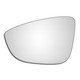 Left Hand Passenger Side VW Scirocco 2008-2018 Convex Wing Door Mirror Glass