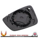SEAT Mii 2011–2021 right hand driver side non-heated convex glass with backing plate – product view 3
